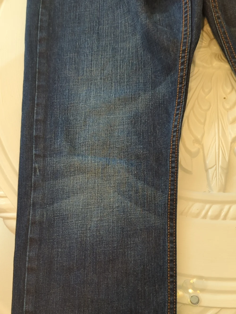 Banana Republic 100% Cotton Slim Fit Men's Indigo Straight Jeans 32/30